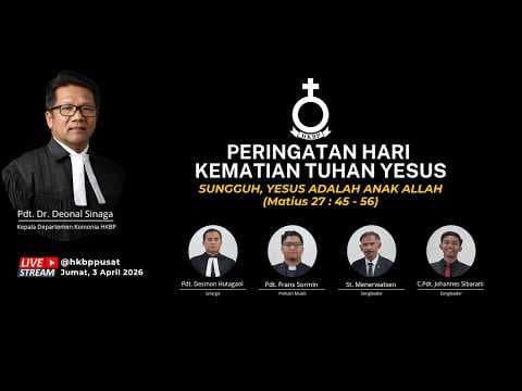 Peringatan Hari Kematian Tuhan Yesus - Jumat, 3 April 2026